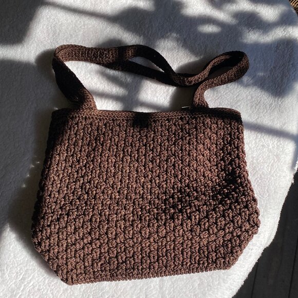 The Sak Woven Brown Shoulder Bag - Picture 3 of 16